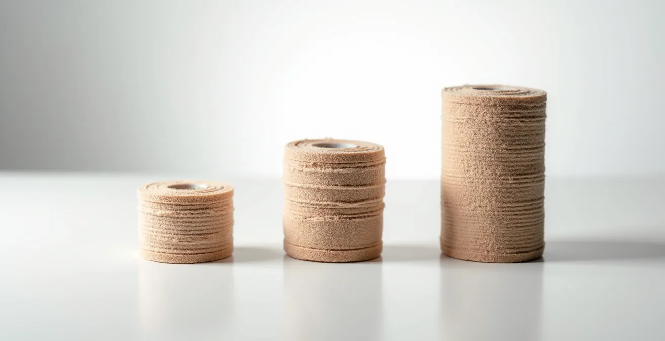 Évolution du protocole de compression selon les phases thérapeutiques